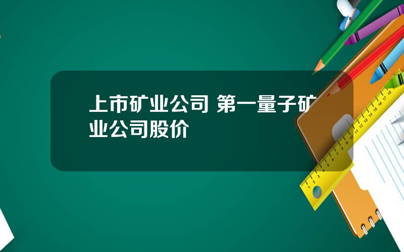 上市矿业公司 第一量子矿业公司股价